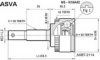 ASVA NS-N16A42 Joint Kit, drive shaft